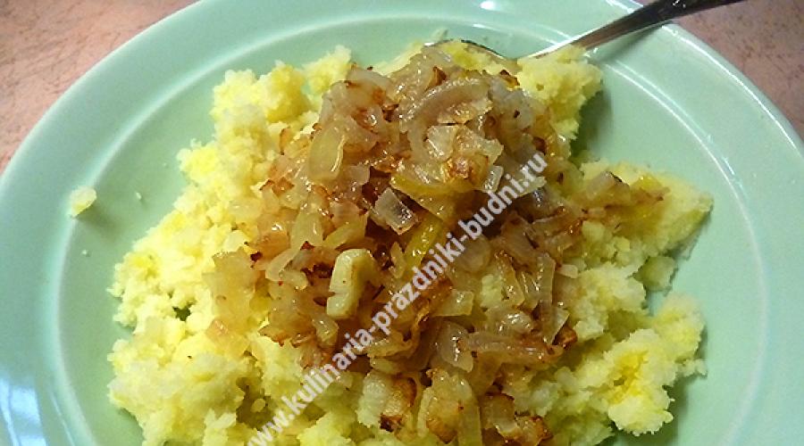 Knödel mit Kartoffeln – ein klassisches Rezept.  Knödel mit Kartoffeln aus Wasserteig mit Ei