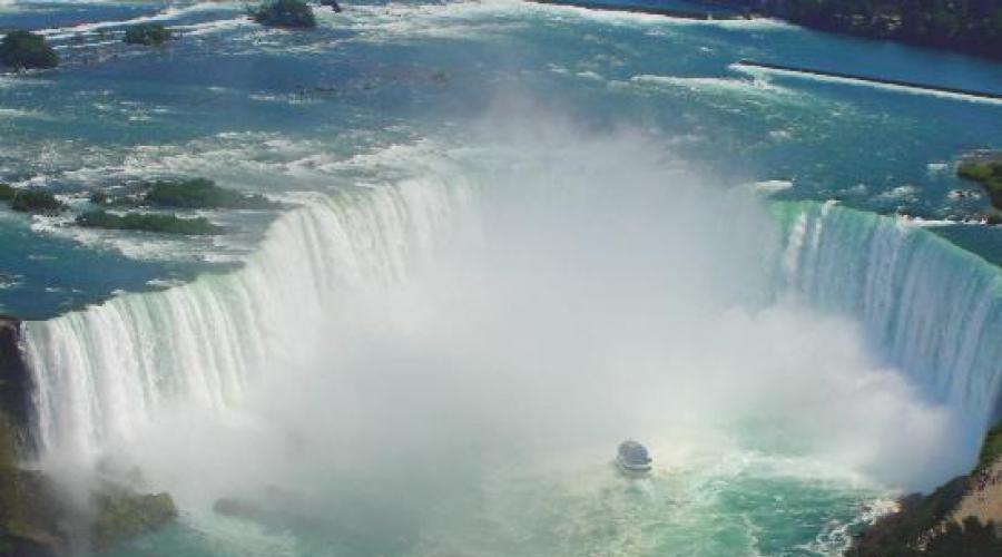 La plus grande cascade du monde.  La plus haute cascade du monde