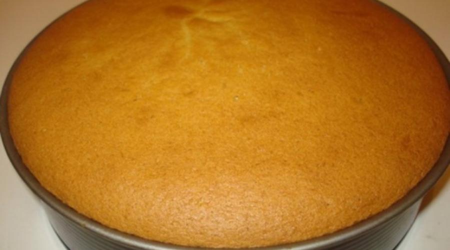 Как делать бисквитный торт рецепт. Как испечь высокий пышный бисквит