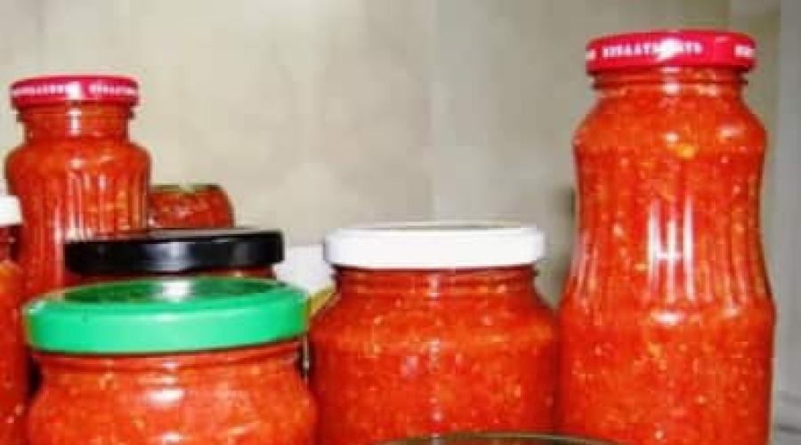 Рецепт быстрой аджики из помидоров с чесноком. Аджика домашняя - рецепты заготовок