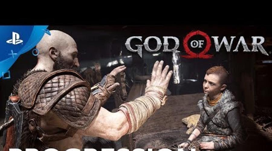 Genul de joc God of War 4.  God of War (2018) - vechi și diferit