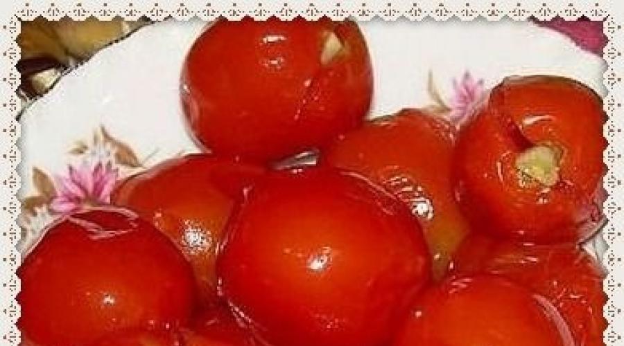 Schnell leicht gesalzene Tomaten.  Schnelle Zubereitung von leicht gesalzenen Tomaten