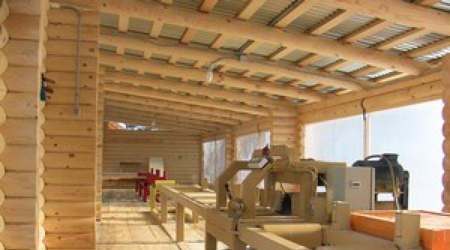 Изготовление домов из оцилиндрованного бревна. Производство деревянных домов, коттеджей и бань