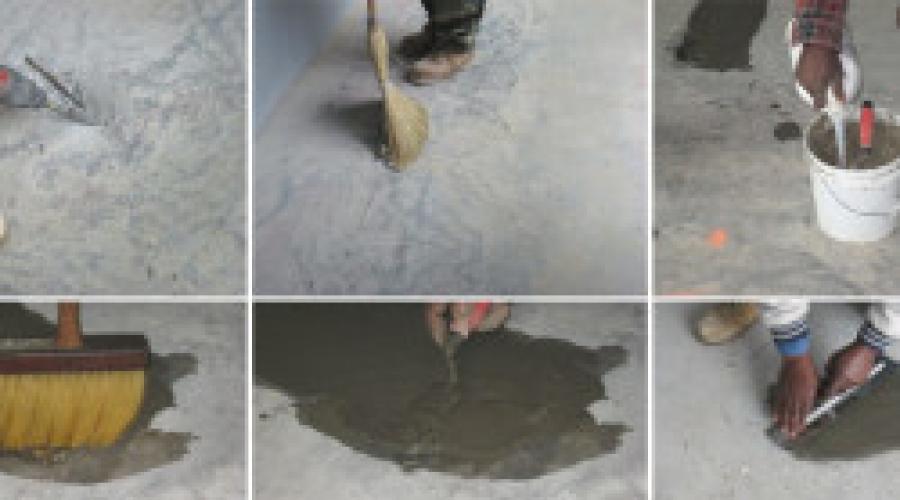 Waschen von Betonböden: Reinigung, Reinigungsmittel, spezifische Verschmutzung.  So waschen Sie Böden nach der Reparatur von weißer Plaque: So waschen Sie verschiedene Bodenbelagsoptionen und geeignete Produkte für diese Übersicht über wirksame Lösungsmittel