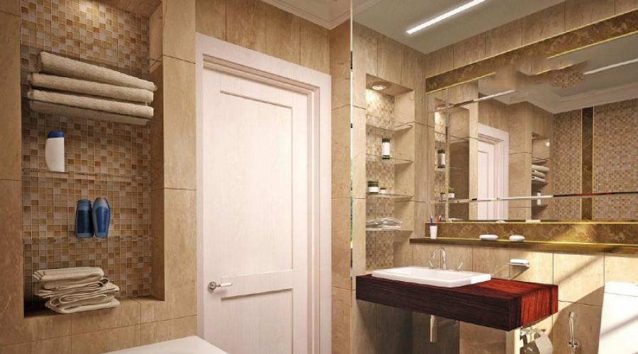 Machen Sie ein Regal für das Badezimmer.  Badezimmerregal – die Wahl des Materials und eine stilvolle Kombination mit Accessoires (106 Fotoideen)