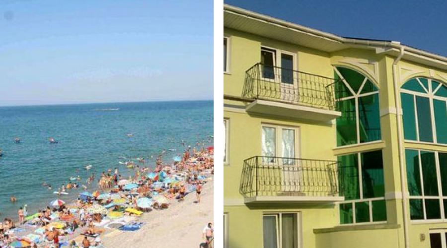 Wo kann man im Sommer auf der Krim am besten entspannen?  Urlaub auf der Krim - Privatsektor.