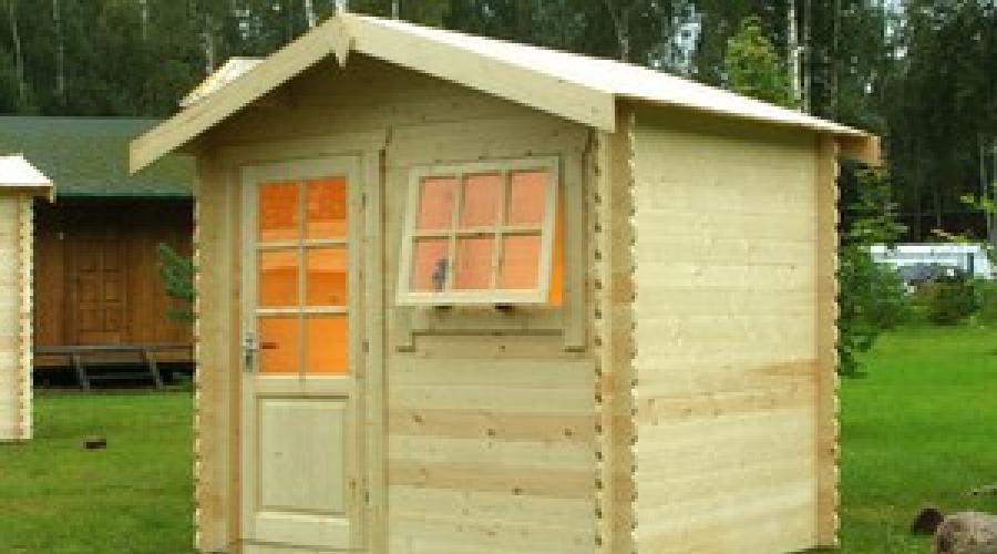 DIY-Spielhaus aus Sperrholz.  DIY Kinderhaus aus Holz