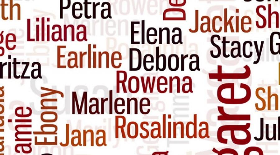 Schöne ungewöhnliche Namen für Mädchen.  Die schönsten ausländischen Namen für Mädchen – Liste