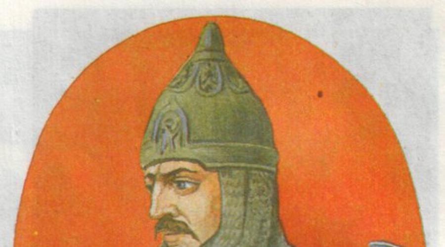 Oleg, prince prophétique de Novgorod.  Prince Oleg