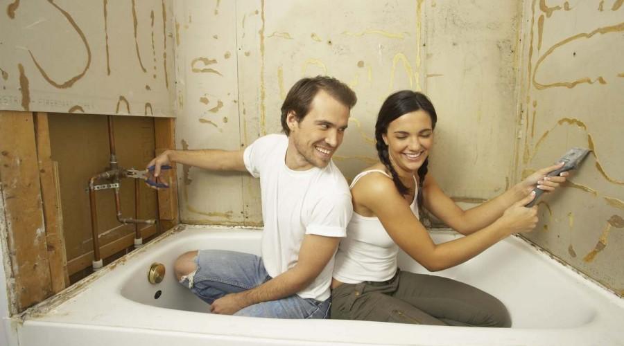 Полный ремонт ванной комнаты своими руками. Ремонт ванной комнаты своими руками — Лучшие способы создать красивый интерьер! (71 фото)