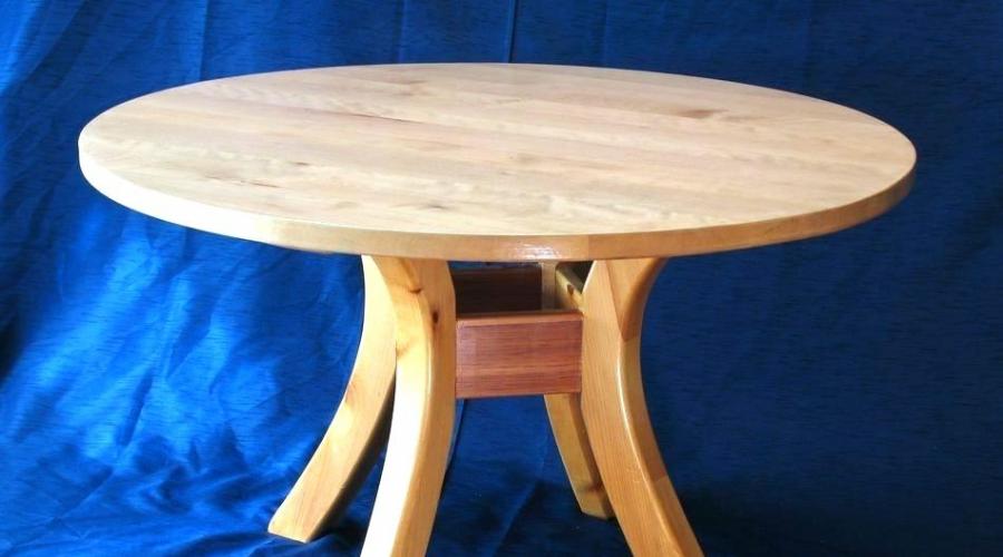 Как собрать круглый стол. Круглый стол своими руками: мастер-класс изготовления стильных столов из дерева