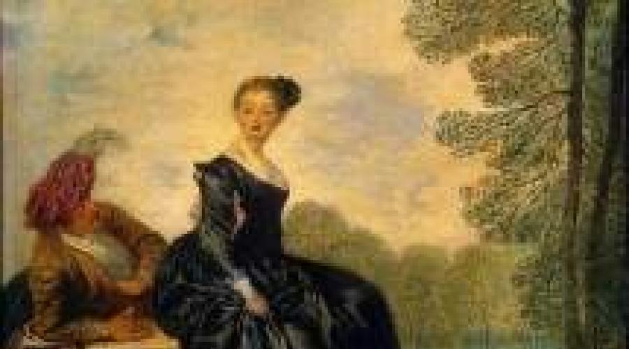 Rokoko-Ära: Jean-Antoine Watteau – Meister der galanten Szenen.  Jean Antoine Watteau Antoine Watteau kurze Biografie und Kreativität