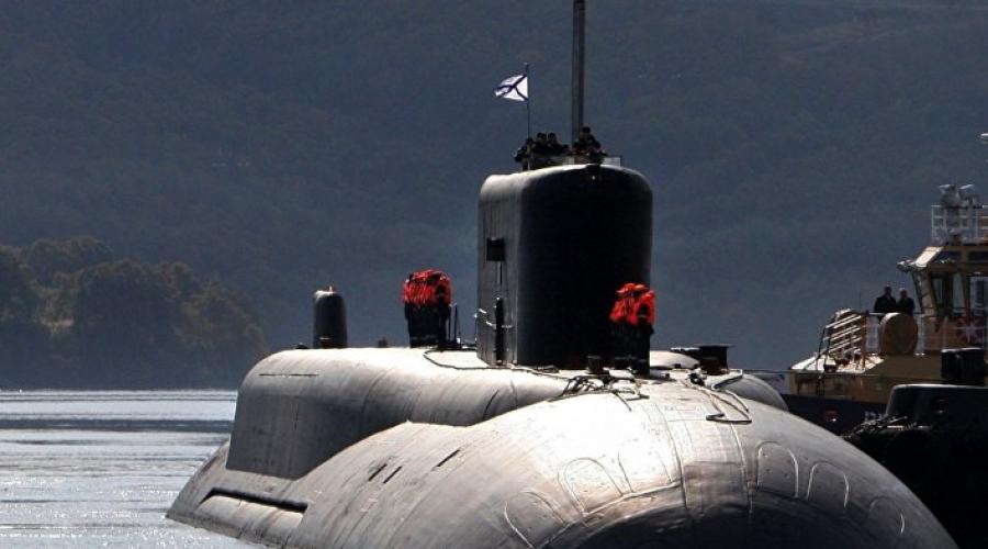 Самая большая в мире атомная подводная лодка «Тайфун. Самые большие подводные лодки