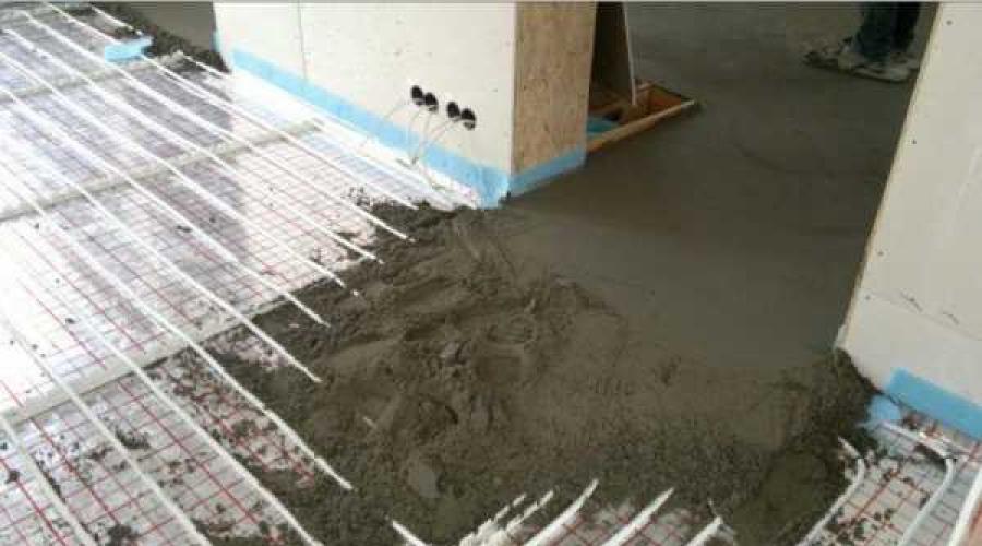 Heizung und Fußbodenheizung: Heizungsrohre im Boden verlegen.  Heizungsrohre im Boden unter dem Estrich – von der Materialauswahl bis zum Einbau Verlegung von Polypropylen-Heizrohren im Boden versteckt
