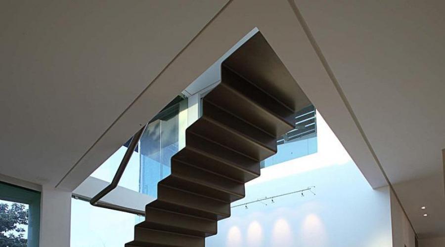 Options d'escaliers compacts au deuxième étage pour les petites surfaces.  Règles de conception des escaliers dans les maisons privées, dessins et calculs des escaliers d'une maison privée Escaliers intérieurs pour une maison privée