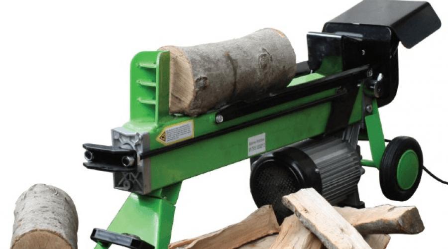 Fendeuses à bois - types, comment fabriquer une fendeuse à bois maison ?  Dessins et instructions pour fabriquer une fendeuse de bois mécanique à faire soi-même.