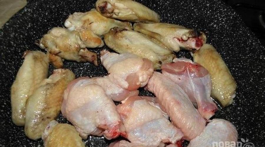 Куриные крылышки в майонезе, жаренные на сковороде. Как приготовить куриные крылышки жаренные на сковороде