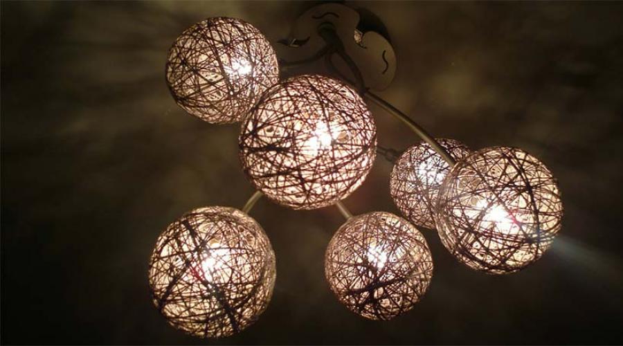 DIY magnetische Lampe.  Einzigartige Lampen, Kronleuchter, Lampenschirme selbst hergestellt