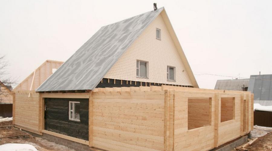 Wir bauen selbst einen Anbau an das Haus.  Erweiterung des Hauses – wie man sie aus verfügbaren Materialien schnell und kostengünstig herstellt
