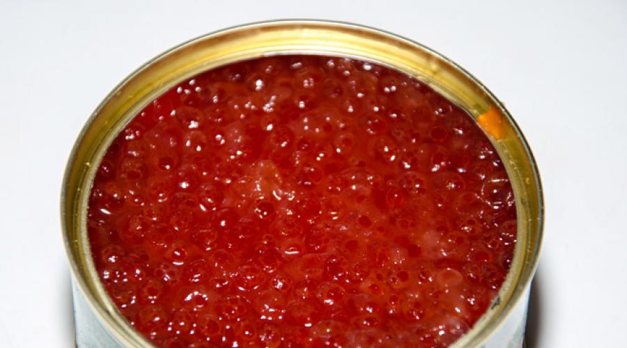 Cât timp poate fi păstrat caviarul nesărat?  Caracteristici de depozitare a caviarului roșu acasă