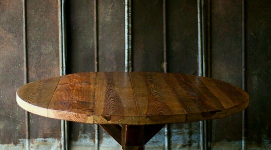 Cum să faci o masă rotundă cu propriile mâini este foarte simplu.  Masă din lemn DIY: secretele unui maestru acasă