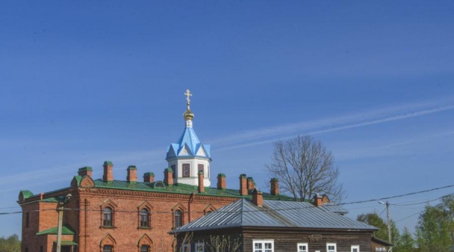 Gebiet Leningrad (Klöster).  Vvedeno-Oyatsky-Kloster im Leningrader Gebiet Kloster Leningradskaya
