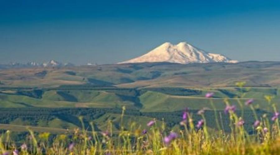 Cea mai mare înălțime absolută a Caucazului.  Munții celebri ai Rusiei și înălțimea lor