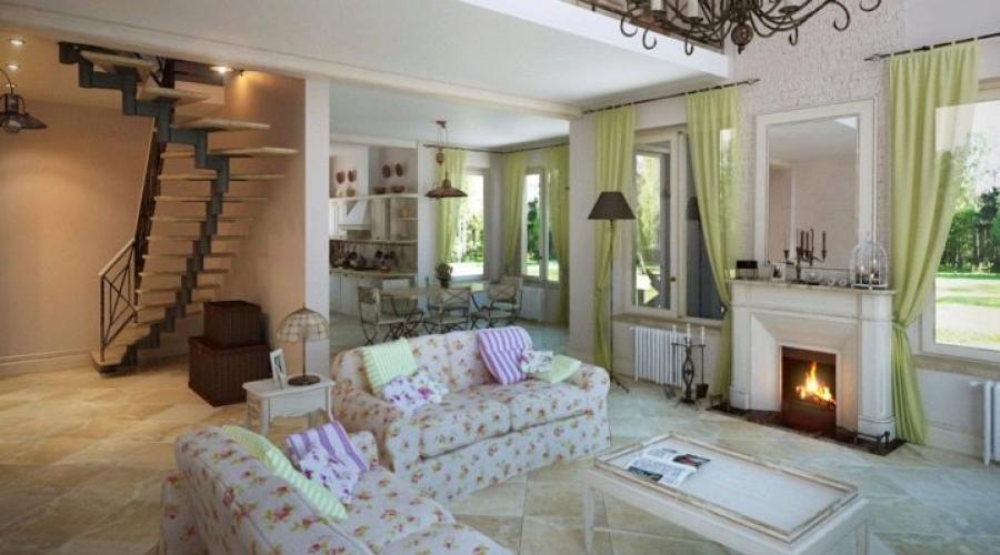Casa in stil provensal.  Provence franceză în interiorul unei case de țară: idei și soluții