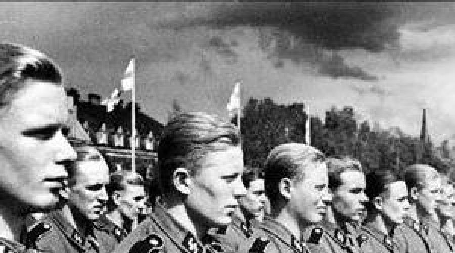 Les grades les plus élevés des art.  Forme de la Waffen SS : l'histoire de la création et des insignes de l'uniforme militaire de la Wehrmacht