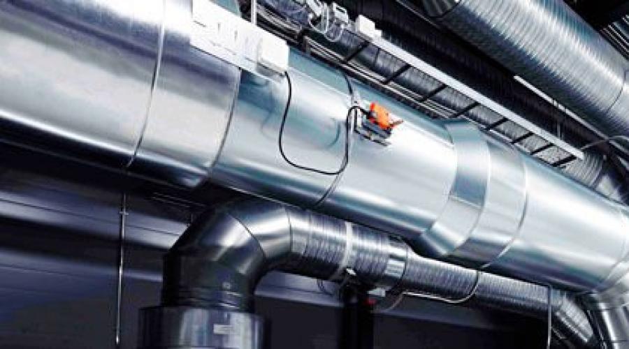 Programme PPR pour la ventilation d'alimentation et d'extraction.  PPR pour l'installation de systèmes de ventilation et de climatisation