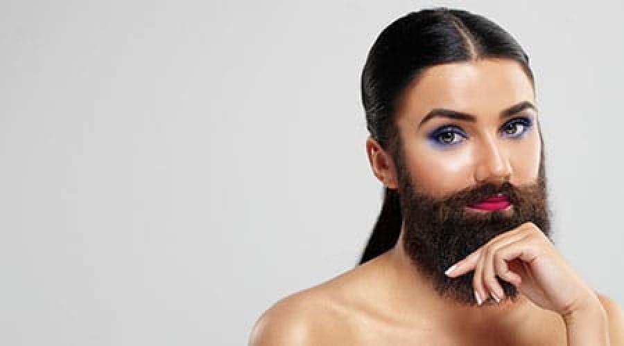 Pourquoi rêver d'une barbe sur le visage d'une fille ?  Quel est le rêve d'un homme avec une barbe grise?  Voyez-vous avec une barbe.