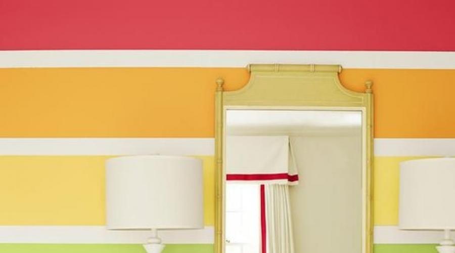 Decor de vopsea DIY.  Vopsirea decorativă a pereților: metode neobișnuite de aplicare