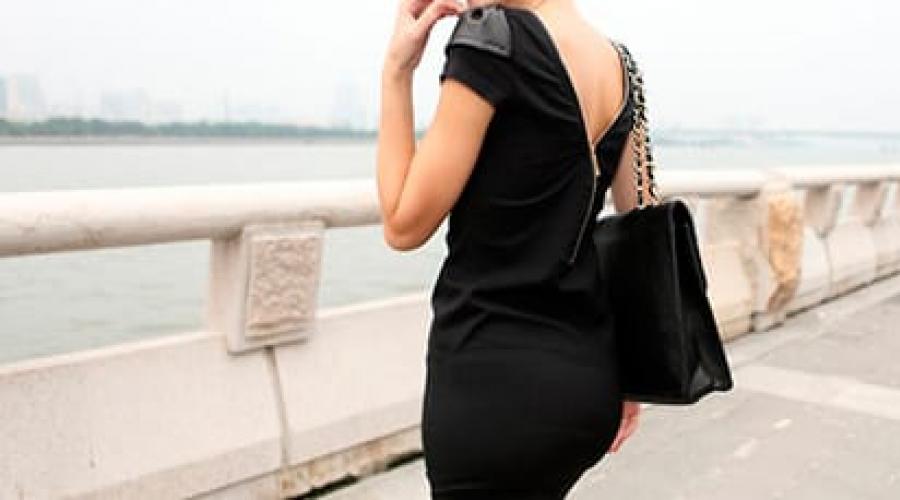 Im Traum ein schwarzes Kleid tragen.  Warum träumst du von einem schwarzen Kleid?
