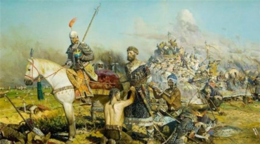 Miliz 1612. Volksmiliz unter der Führung von Minin und Poscharski
