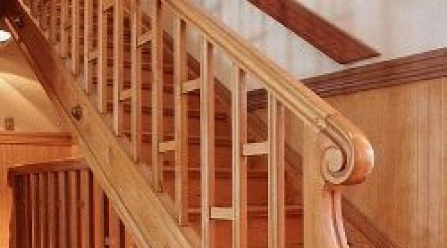 Treppen aus Halbstämmen in Holzblockhäusern.  So erstellen Sie mit Ihren eigenen Händen einfache Treppen aus Baumstämmen und Kanälen