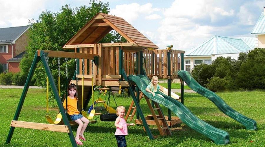 Детская площадка в частном доме. Как добиться благоустройства двора и новой детской площадки